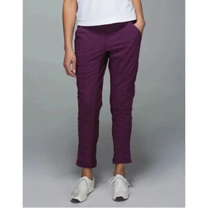 Lululemon Street To Studio Pant II in Plum Size 4